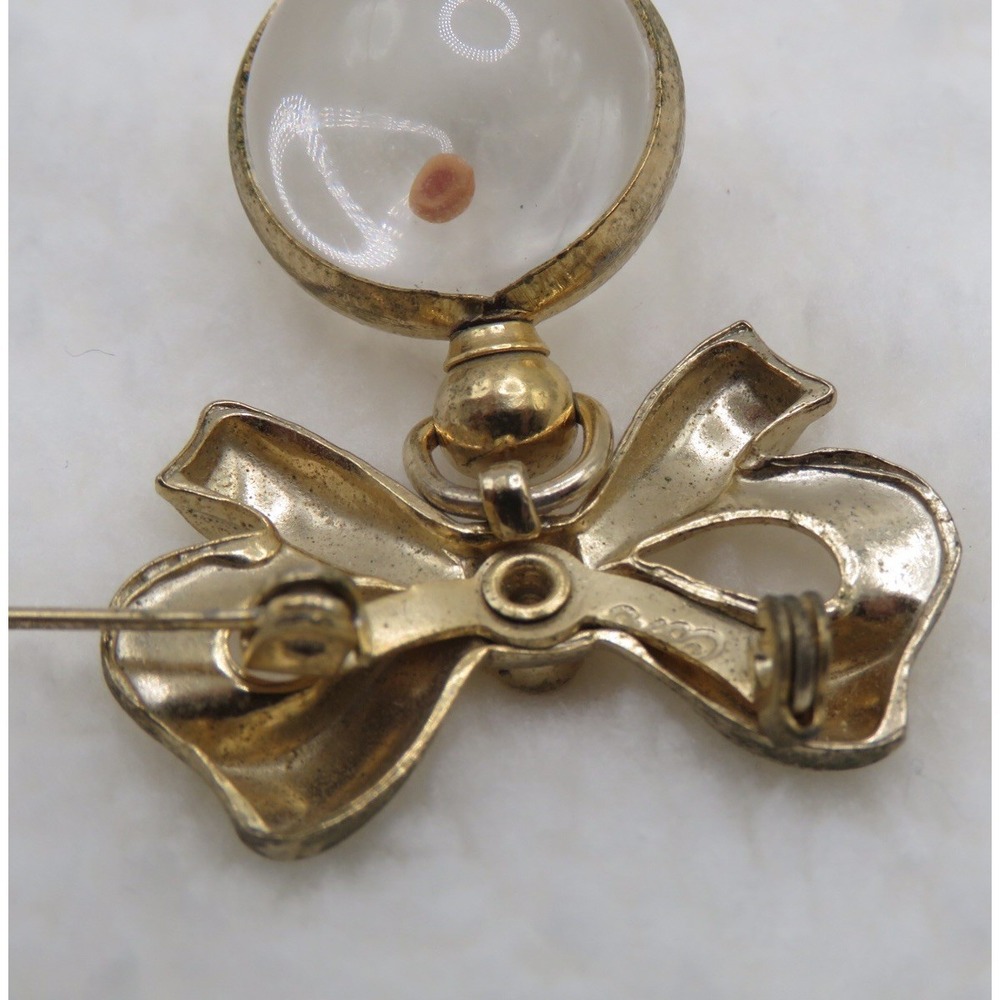 Vintage Signed CORO Mustard Seed Brooch Pin - Picture 4 of 5